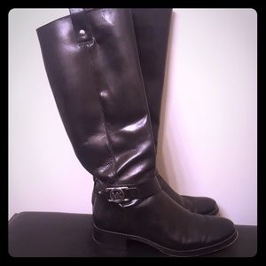 Michael Kors Black Leather Boots